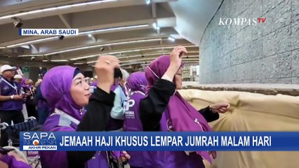 Puncak Haji, Petugas Dampingi Jemaah Saat Lontar Jumrah di Mina