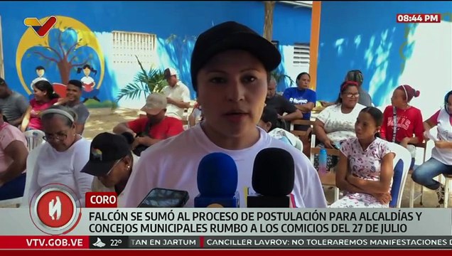 Falcón | Comunidades se incorporaron al proceso de postulación para alcaldías y concejos municipales