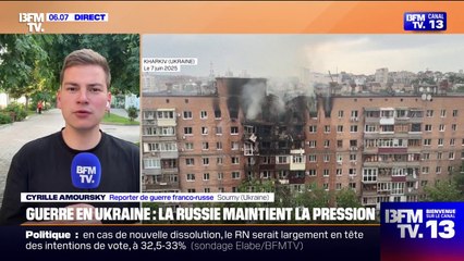 Guerre en Ukraine: après l'attaque massive de drones et de missiles russes sur Kharkiv dans la nuit de vendredi à samedi, Moscou maintient la pression