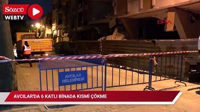 İstanbul'da korkutan olay: Bina çöktü, çevredeki binalar tahliye edildi