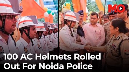 100 AC helmets rolled out for Noida police