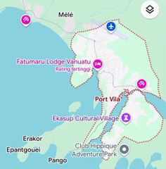 Map of Port Vila City. Peta Kota Port Vila. Port Vila City Map. Map of City of Port Vila. City of Port Vila Map. Carte de la ville de Port Vila. Mapa da cidade de Port Vila. Stadskaart van Port Vila. Mapa de la ciudad de Port Vila. ポートビラの地図. 维拉港市地图