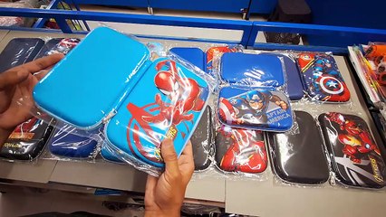 Premium Eva 3D Cover Large Capacity mario, captain america, ironman, spiderman Pencil Case Compartments, School Pouch Stylish Pen Holder