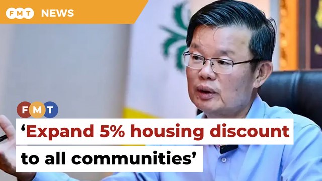 Penang to expand 5% housing discount beyond Indian Muslim buyers