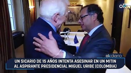 Un sicario de 15 años intenta asesinar en un mitin al aspirante presidencial Miguel Uribe (Colombia)