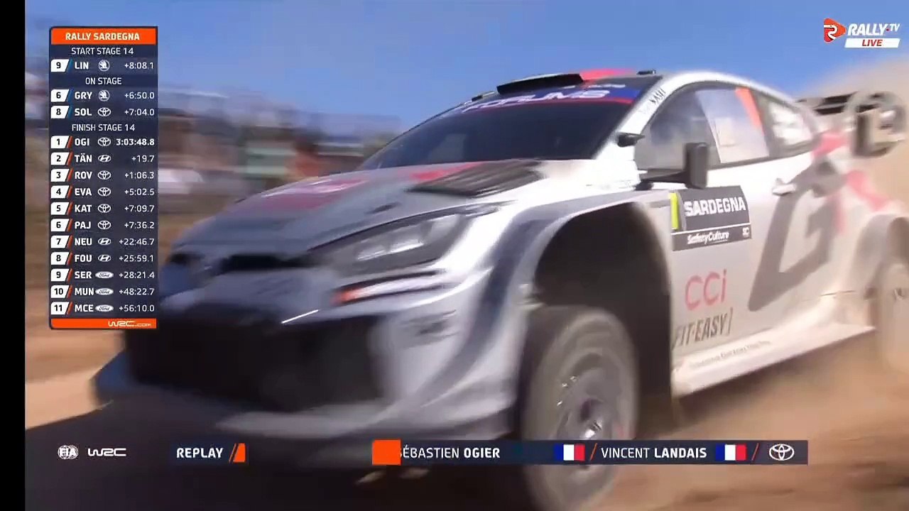 WRC 2025 Italia SS14 Ogier Wild Moment