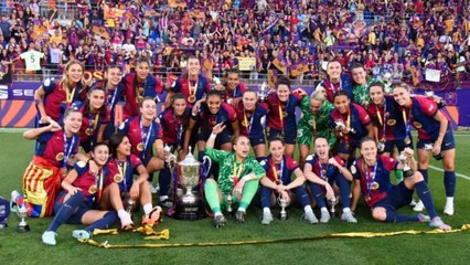 Barça logra su cuarto triplete nacional 🏆 y Pere Romeu destaca el esfuerzo pese a la derrota en la final de la Champions