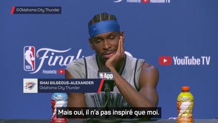 Thunder - Gilgeous-Alexander : ''Kobe, mon modèle éternel"
