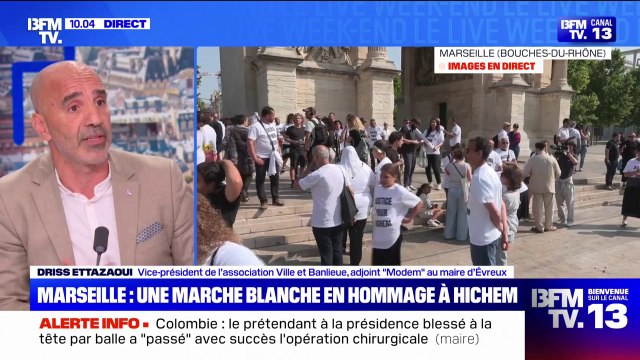 Meurtre d'Hichem: Il a raison de caractériser ce meurtre d'antifrançais , rebondit Driss Ettazaoui, vice-président de l'association Ville et Banlieue, aux propos de Bruno Retailleau