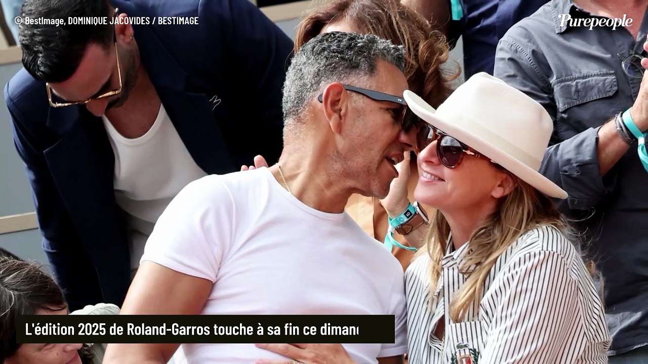 Sarah Poniatowski et Roschdy Zem, Nolwenn Leroy et Arnaud Clément.... tous les couples de Roland-Garros 2025, les plus belles photos