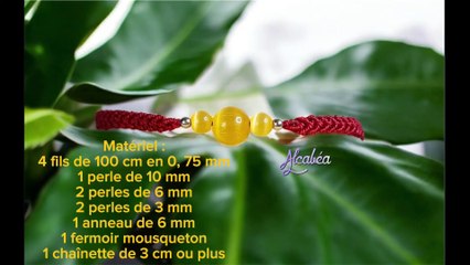 Tuto Micro-macramé bracelet "Sunfire Twist"