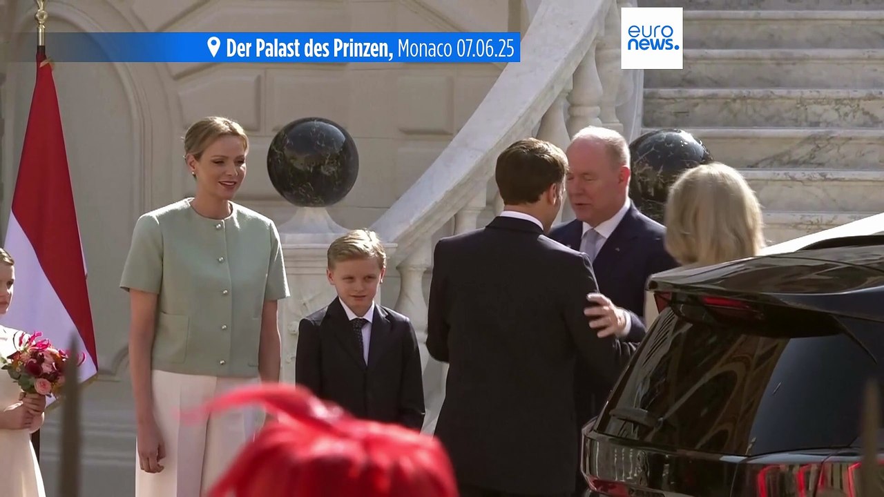 Macron besucht Fürstentum Monaco