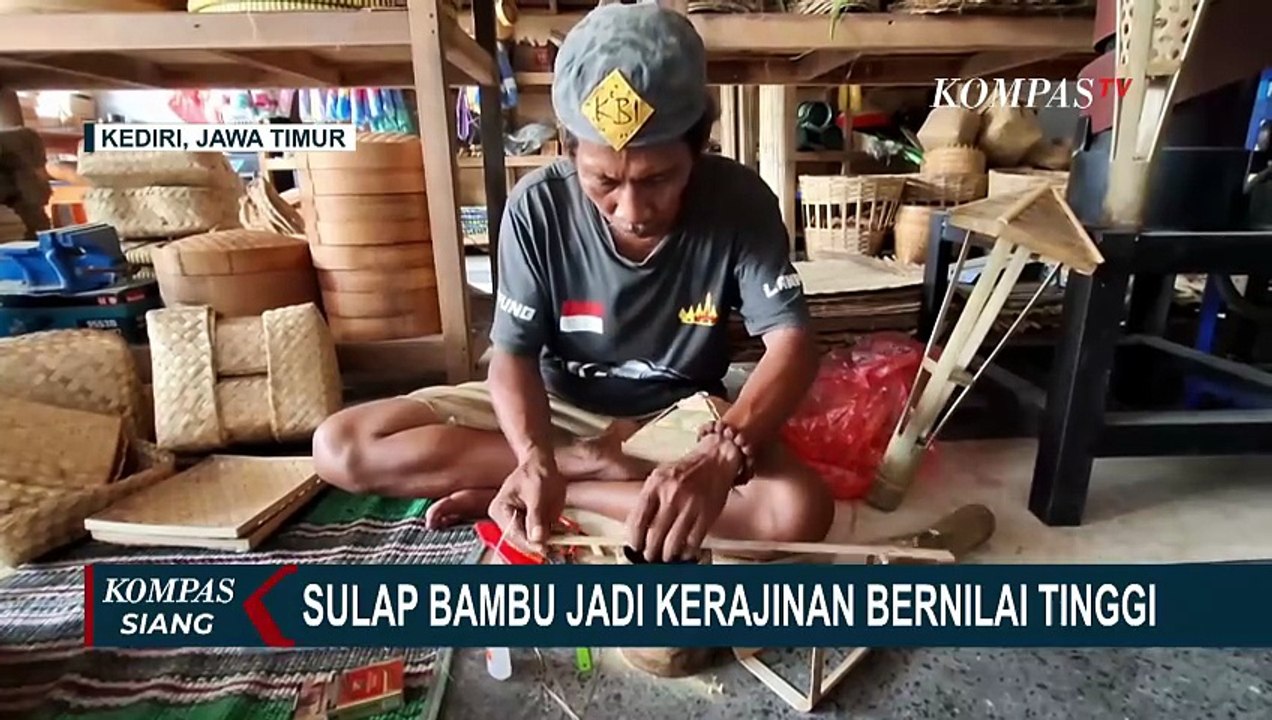 Dari Limbah Jadi Berkah, Komunitas Bambu Indah Kediri Raup Cuan dari Karya Kerajinan
