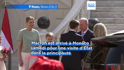 Emmanuel Macron accueilli à Monaco pour une visite d'État historique