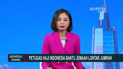 Tak Kenal Lelah, Petugas Haji Indonesia Kawal dan Bantu Jemaah Lempar Jumrah