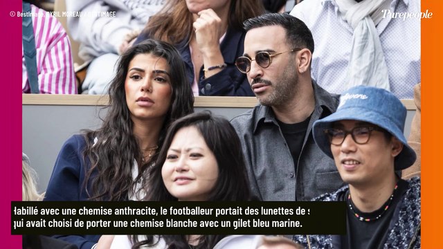 Adil Rami et sa compagne Louana Franco non loin d'un couple d'acteurs qui se fait rare pour le sacre de Coco Gauff à Roland-Garros