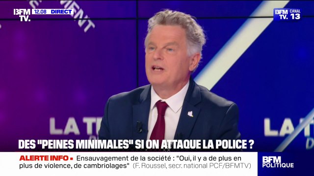 Peines planchers: Qu'il y ait une automaticité des peines, je n'y suis pas favorable , déclare Fabien Roussel (PCF)