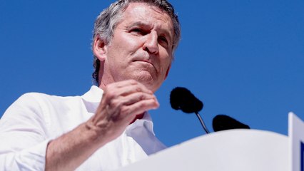 Feijóo: "Señor Sánchez, ríndase a la democracia y convoque elecciones"