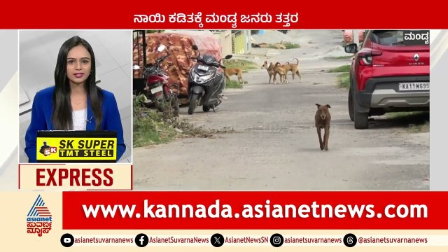 ನಾಯಿ ಕಡಿತಕ್ಕೆ ಮಂಡ್ಯ ಜನರು ತತ್ತರ | Karnataka News Express | Suvarna News | Kannada News