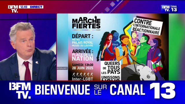 Fabien Roussel sur l'affiche de la marche des fiertés 2025 qui fait polémique: Ça ne m'interpelle pas plus que ça