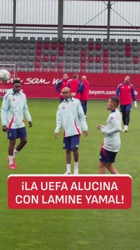Las locuras de Lamine Yamal con España: se divierte antes de la final