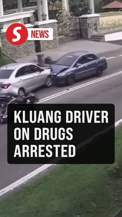 Driver arrested for drug use after Kluang accident