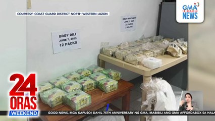2 sako ng umano'y droga, nakuha ng mga mangingisda sa baybayin ng Sta. Cruz, Ilocos Sur | 24 Oras Weekend