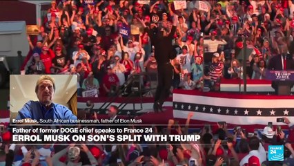 Elon Musk's father on son's split with Trump