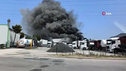 Kocaeli’de fabrika yangını