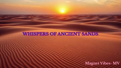 Whisper of Ancient Sands |2 Minutes lovely melody with rising sun on sand