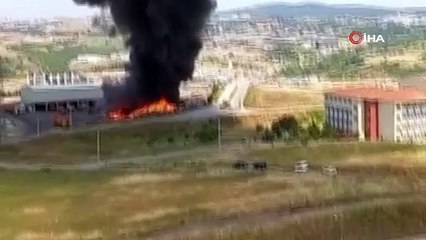 Gebze’de geri dönüşüm tesisinde korkutan yangın! Gökyüzünü duman kapladı