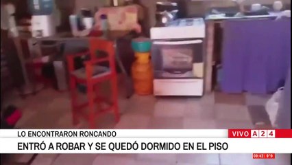 🔴 RÍO NEGRO: ENTRÓ A ROBAR PERO SE QUEDÓ DORMIDO