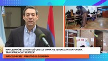 Marcelo Pérez garantizó que los comicios se realizan con orden, transparencia y certeza
