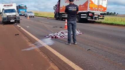 Domingo trágico: colisão frontal na BR-369 deixa motociclista de 24 anos morto