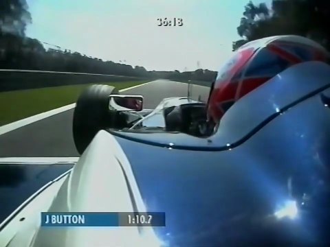 F1 – Jenson Button (Williams BMW V10) lap in qualifying – Italy 2000 (02)