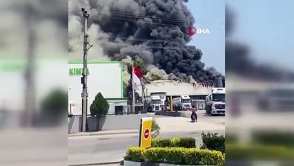 Kocaeli’de fabrika yangını