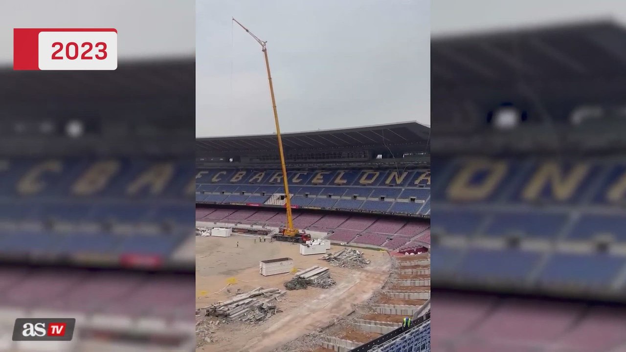 La transformación del nuevo Spotify Camp Nou de 2023 a 2025