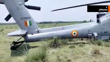 動画：AH-64Eアパッチ、インドで緊急着陸