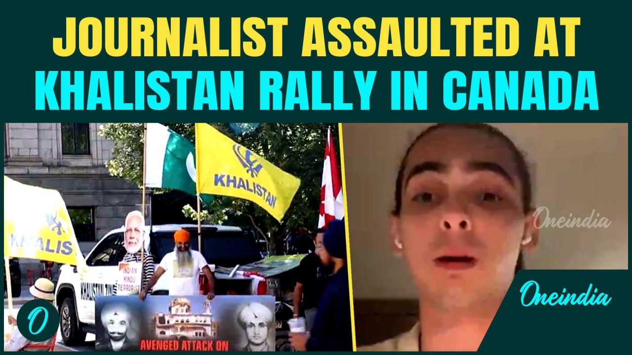 Canadian Journalist ATTACKED by Khalistanis Honouring Indira Gandhi's Killers, Threatening PM Modi