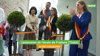 L'extension de l'école de Fraiture (Tinlot) a été inaugurée