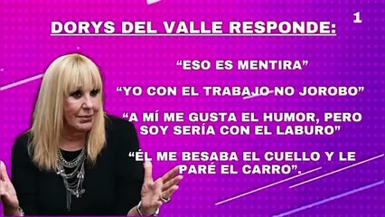 La respuesta de Dorys Del Valle: "Le paré el carro"