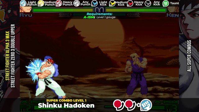 ALL SUPER MOVES TUTORIAL - Street Fighter Alpha 3 Max / Street Fighter Zero 3 Double Upper (SFA3)