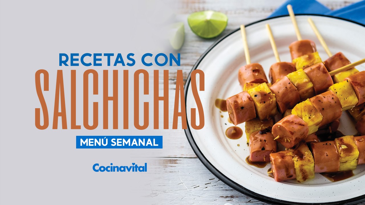 4 recetas con salchichas para menú de comida semanal