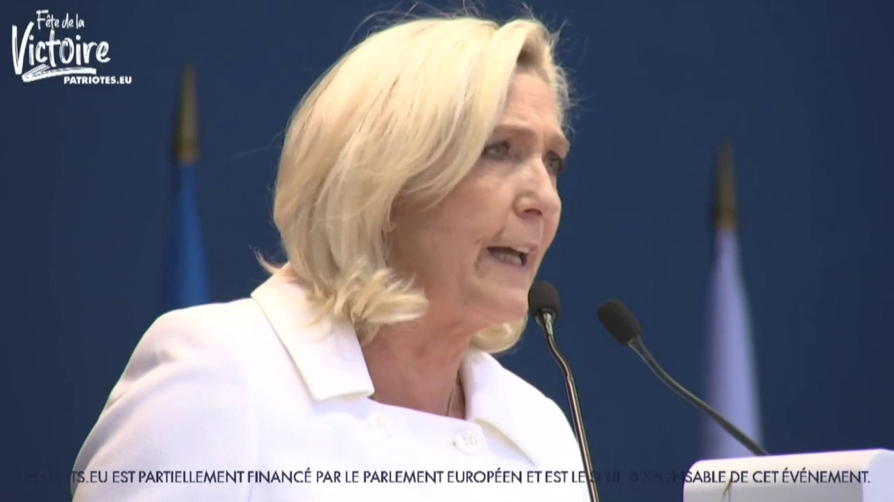 Marine Le Pen : "Nous ne les laisserons pas interdire aux peuples de choisir leurs dirigeants"