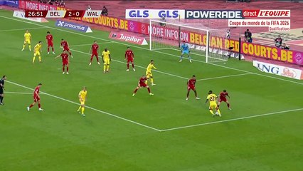 Le superbe but de Doku avec la Belgique face au Pays de Galles - Foot - Qualif. Coupe du monde