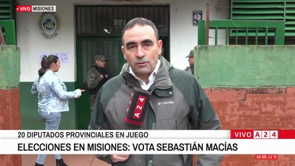 🗳️ ELECCIONES EN MISIONES: YA VOTÓ SEBASTIÁN MACÍAS
