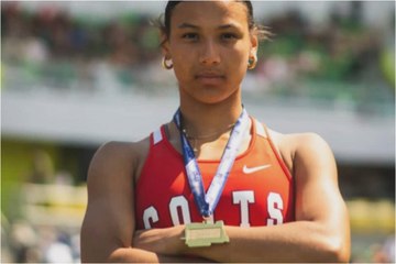 Unbelievable! He wins the 100-meter hurdles at the Oregon Nationals... with a somersault