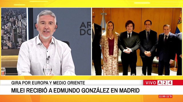 ✈️ GIRA DE JAVIER MILEI EN EUROPA: SE REUNIÓ CON EDMUNDO GONZÁLEZ EN MADRID 🤝
