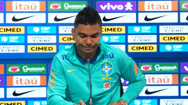 Casemiro, coletiva de imprensa da Seleção Brasileira