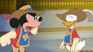 Mickey Donald Dingo Les Trois Mousquetaires - Aventure Disney en Garde